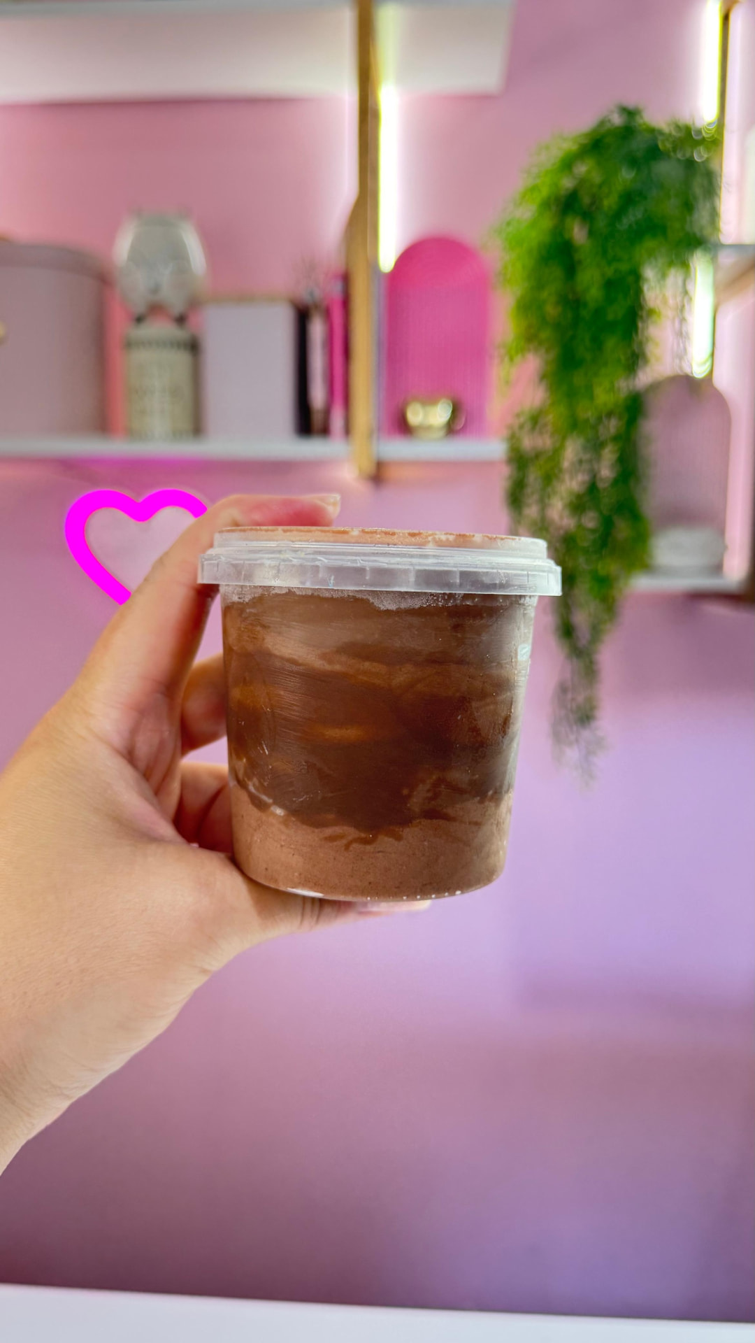 Cone Ice no pote sabor chocolate